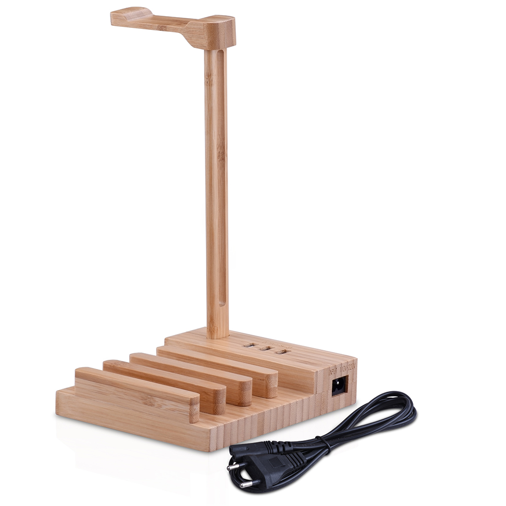 Light Weight Wooden Headphone Holder Stand